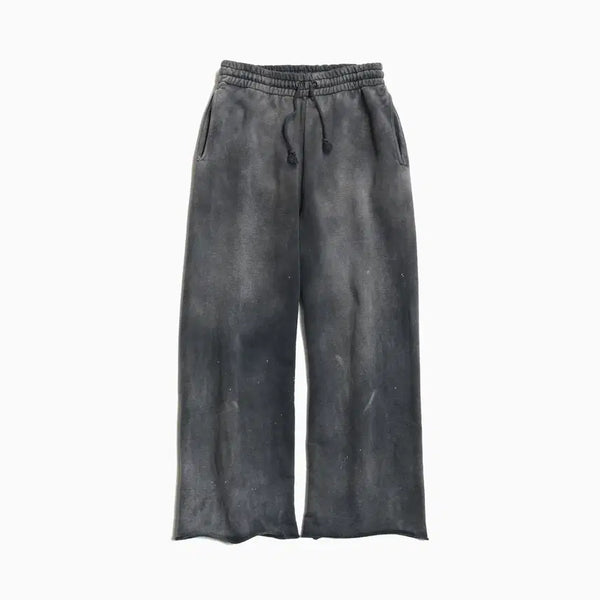 [BUNJANG] BOWWOW Distressed Dirty Sweatpants / 바우와우 디스트레스드 더티스웻팬츠