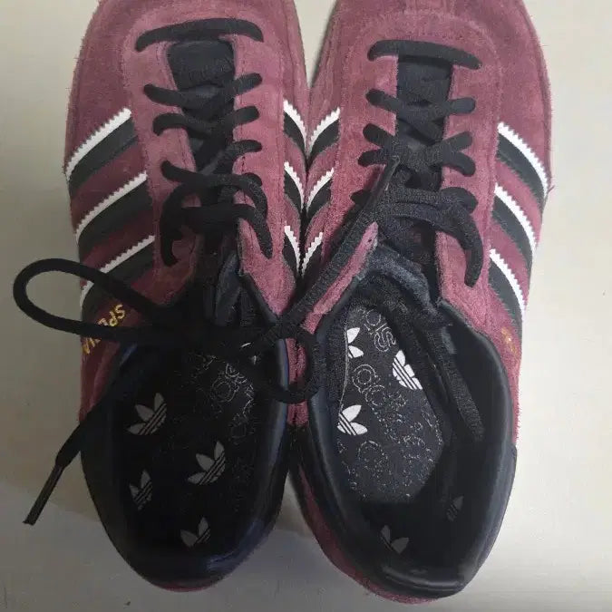 [BUNJANG] Adidas Spezial Suede Burgundy Sneakers / 아디다스 스페지알 스웨이드 버건디 운동화
