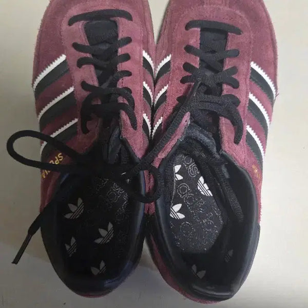 [BUNJANG] Adidas Spezial Suede Burgundy Sneakers / 아디다스 스페지알 스웨이드 버건디 운동화