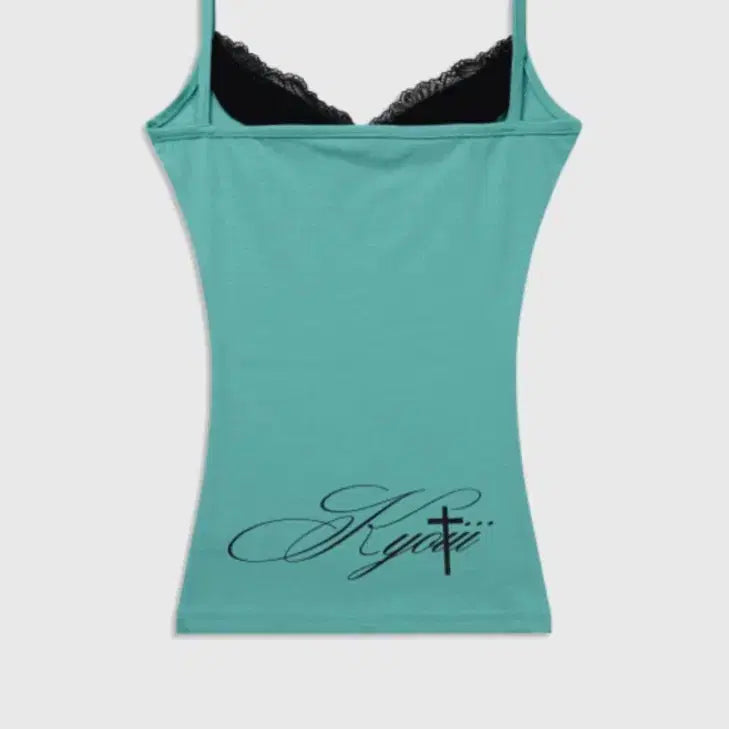 [BUNJANG] Kyo-i Lace Sleeveless Mint / 쿄이 레이스 슬리브리스 민트