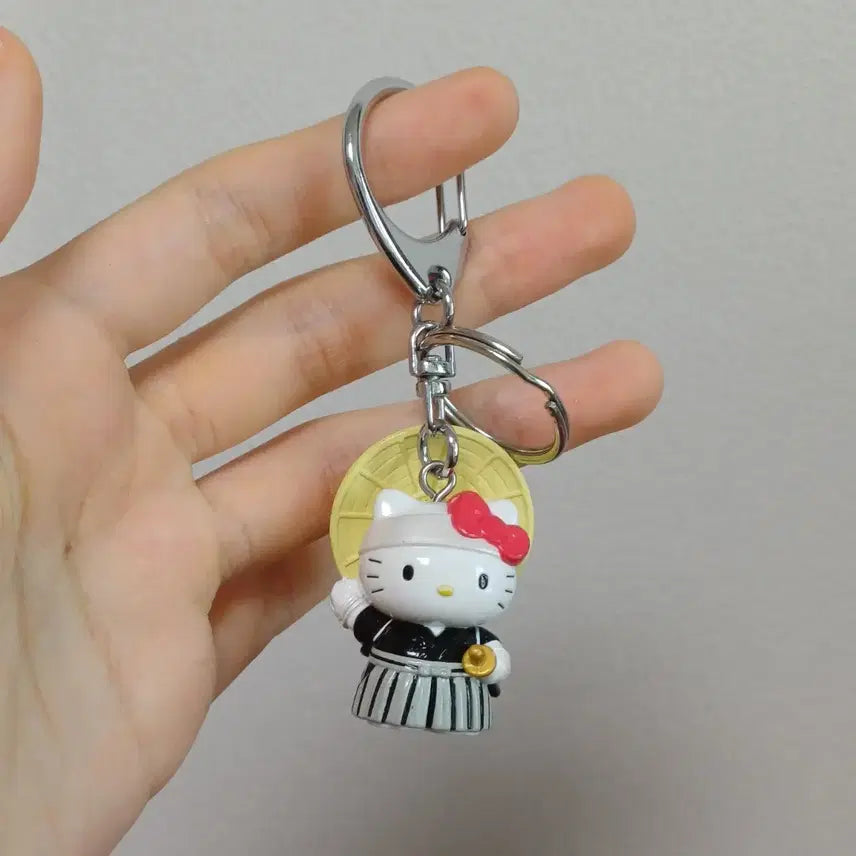 [BUNJANG] 2004 Classic Samurai Hello Kitty Keychain / 2004 고전 사무라이 헬로 키티 키링