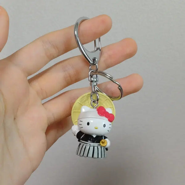 [BUNJANG] 2004 Classic Samurai Hello Kitty Keychain / 2004 고전 사무라이 헬로 키티 키링