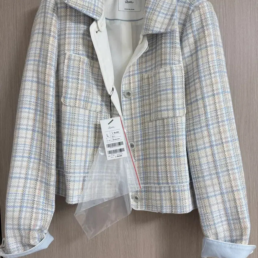 [BUNJANG] ROEM Check Tweed Jacket / 로엠 체크 트위드 자켓