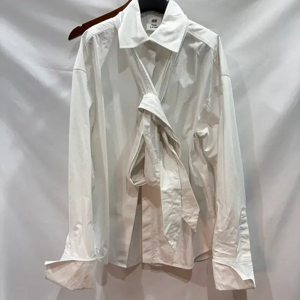 [BUNJANG] H&M Studio Oversized Shirt White S / [정품] H&M 스튜디오 2023A/W 오버사이즈 셔츠 화이트 S