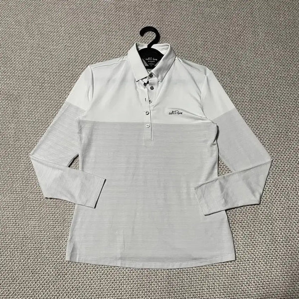 [BUNJANG] Adidas Adipure Women's Long Sleeve Collared T-Shirt (Size M) / M 아디다스 골프 아디퓨어 여성 긴팔 카라티 B.7563
