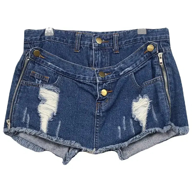 [BUNJANG] Double Layered Denim Hot Shorts S / 더블 레이어드 데님 핫팬츠 S