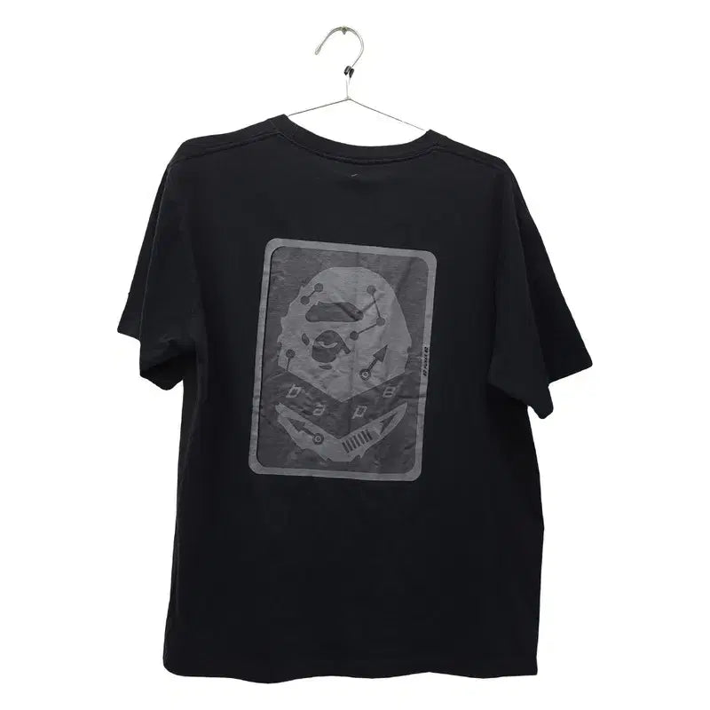 [BUNJANG] BAPE APE Printing Black T-Shirt L / 베이프 에이프 프린팅 블랙 반팔티 L