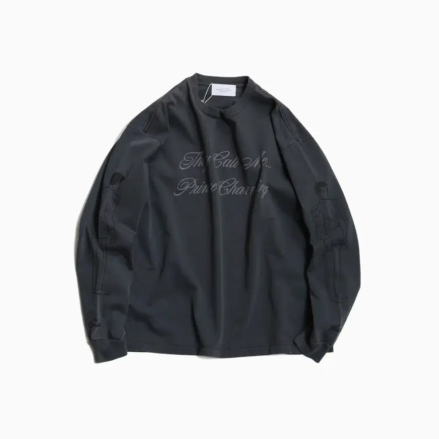 [BUNJANG] UNUSED x DISNEY Prince Charming Long Sleeve T-Shirt / 언유즈드 빈티지 프린스 차밍 롱슬리브