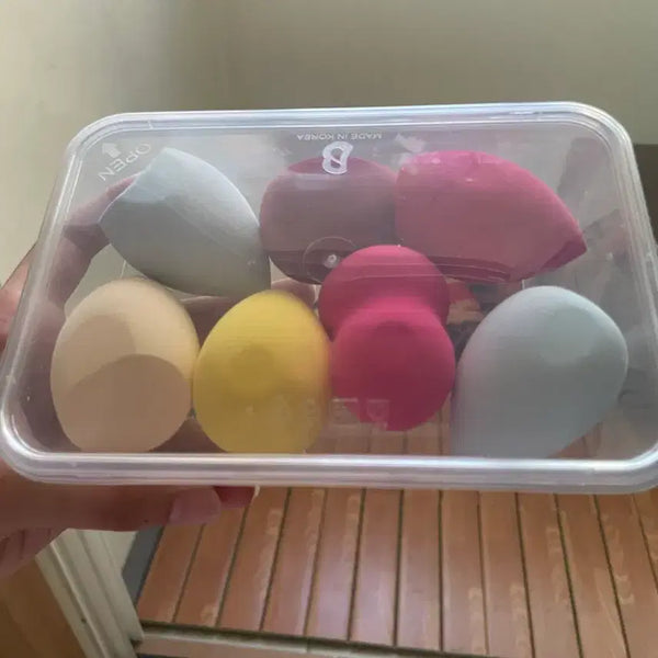 [BUNJANG] 7-Piece Makeup Sponge Set / 메이크업 스펀지 7종 세트