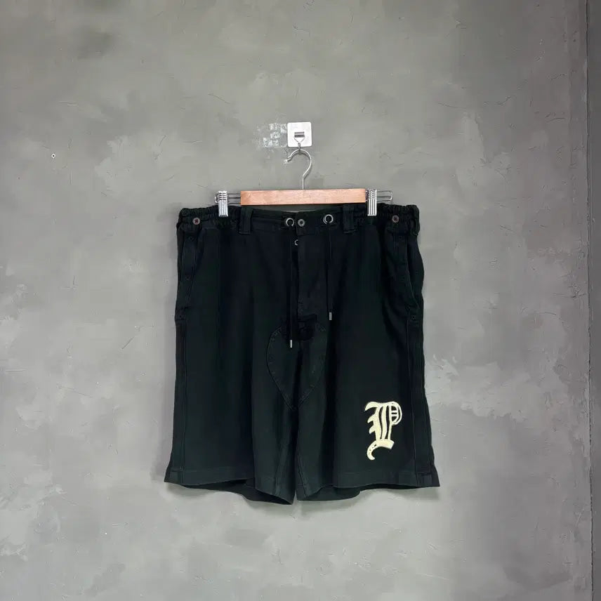 [BUNJANG] Polo Ralph Lauren Sweat Shorts Black / 폴로 랄프로렌 스웻 팬츠 반바지 블랙