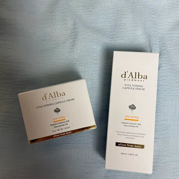 [BUNJANG] d'Alba Vita Toning Capsule Serum & Cream / 달바 비타 토닝 캡슐 세럼 & 크림