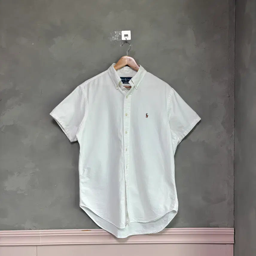 [BUNJANG] Polo Ralph Lauren Short Sleeve Shirt White / 폴로 랄프로렌 반팔 셔츠 화이트