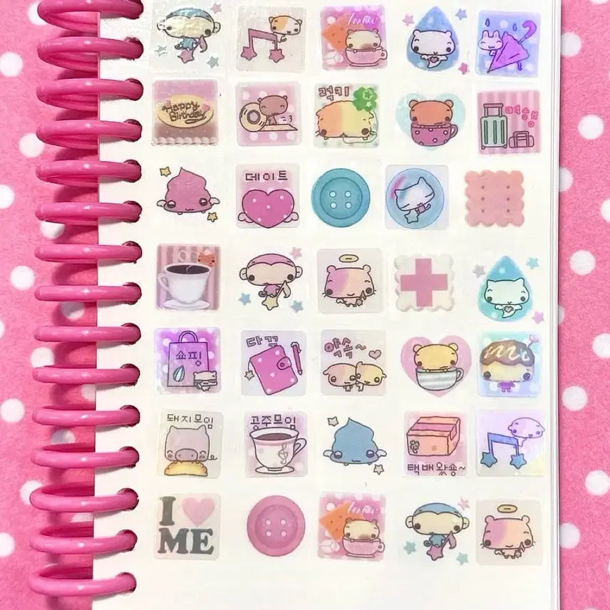 [BUNJANG] Happy Nyan Day Nemo Nemo Kiss Cut Aurora Roll Sticker / 해피냥데이 네모네모 키스컷 오로라 롤 스티커 띵 햎냥 신상