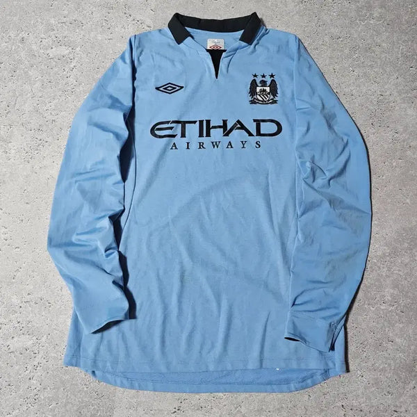 [BUNJANG] Umbro Manchester City 12-13 Home Long Sleeve Jersey / 엄브로 맨체스터 시티 12-13 홈 유니폼 긴팔 노마킹
