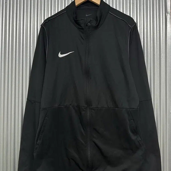 [BUNJANG] Nike Black Dri-FIT Full-Zip Training Jacket / [L] 나이키 블랙 드라이핏 집업 트레이닝 자켓 운동복