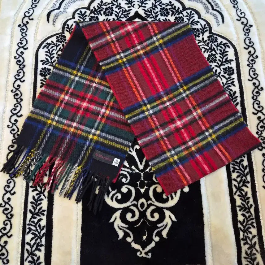 [BUNJANG] Dr. Martens Tartan Check Wool Scarf / 닥터마틴 타탄 체크 머플러  울100/공용