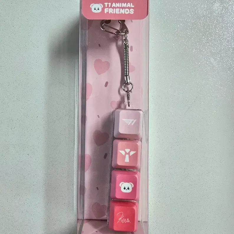 [BUNJANG] T1 Keria Animal Friends Keycap Keychain / 티원 케리아 키캡 키체인(2025) T1 keria animal friends keycap keychian