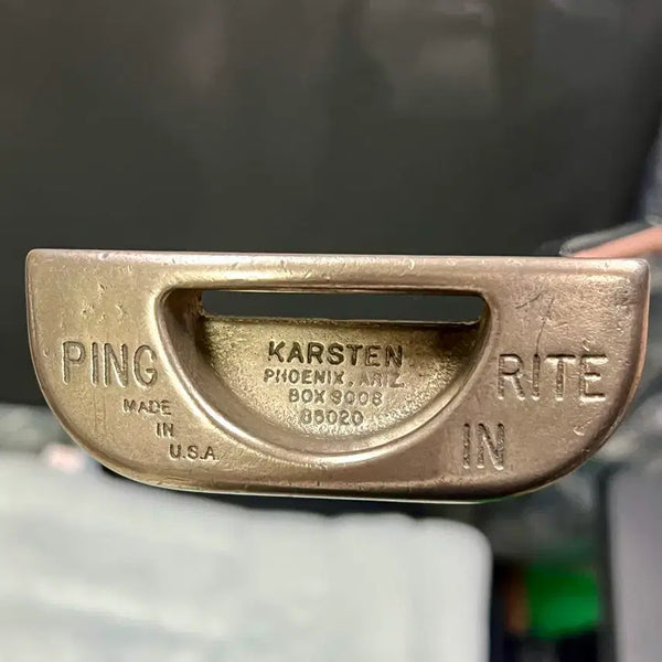 [BUNJANG] Vintage PING Rite-In Manganese Brass Putter 34-inch / 빈티지 핑 라이트 인 퍼터 PING RITE-IN 34인치 엔틱퍼터