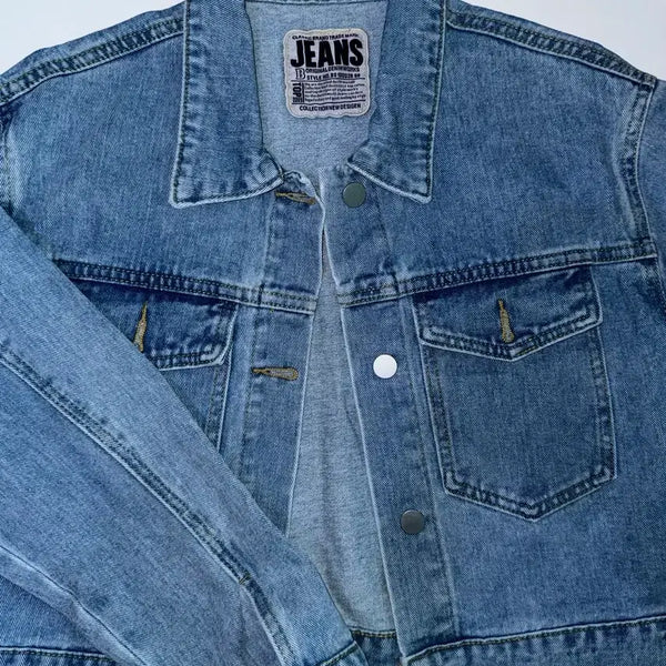 [BUNJANG] Cropped Denim Jacket / 크롭 청자켓