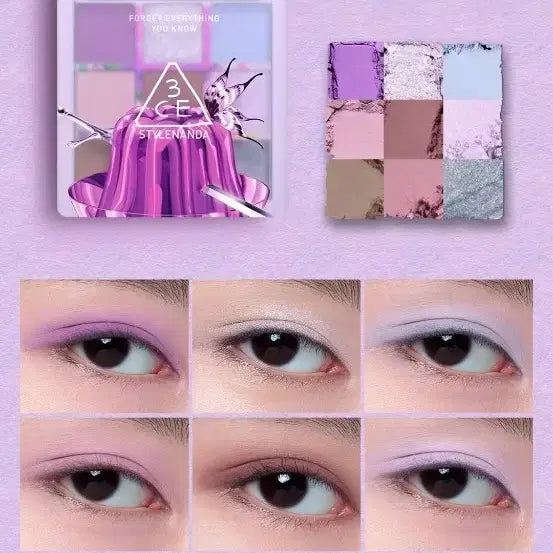 [BUNJANG] 3CE Multi Eye Color Palette Lavender Moon Scarf Edition / 3CE 멀티아이컬러팔레트 라벤더문