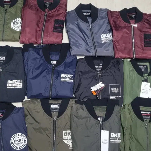 [BUNJANG] Woven Windbreaker Bundle Set / BKTB  (블랙, 네이비, 카키) 바람막이  새상품 일괄