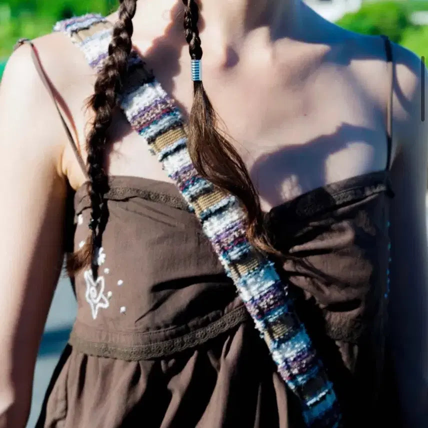 [BUNJANG] KOSEIO Solah Stitch Sleeveless Brown / 코이세이오 솔라 스티치 슬리브리스 브라운