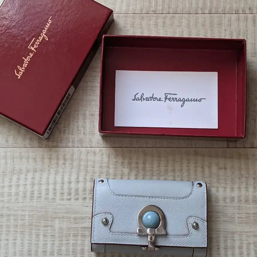 [BUNJANG] Ferragamo Leather Key Holder Pouch Charm / 미사용 새상품 정품 페라가모 키홀더 키파우치 키링 키지갑 열쇠