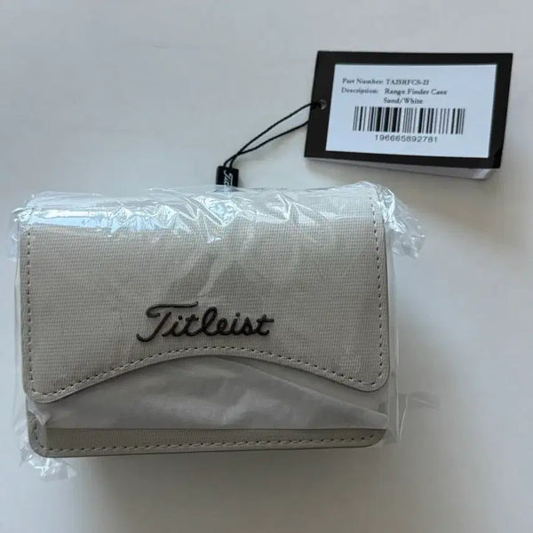 [BUNJANG] Titleist Rangefinder Case (Sand/White) / 타이틀리스트 레인지 파인더 거리측정기 케이스