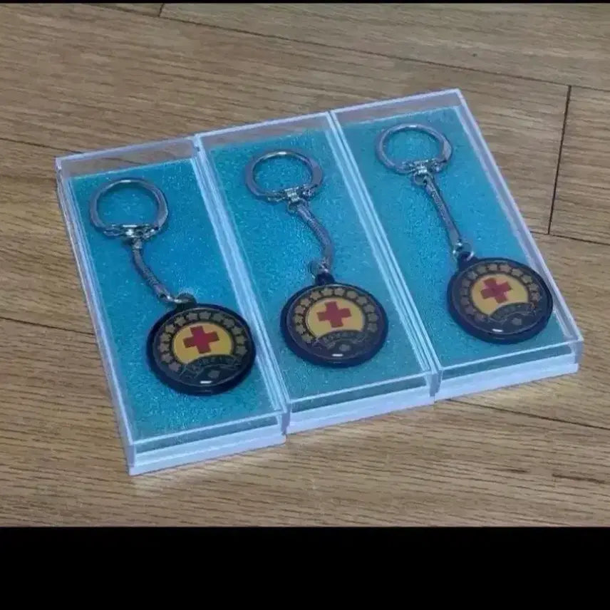 [BUNJANG] Korean Red Cross Antique Design Keyring / 대한적십자사 키링