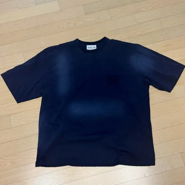 [BUNJANG] Solid Homme Washed T-Shirt / 솔리드옴므 반팔 워시드 반팔 티셔츠