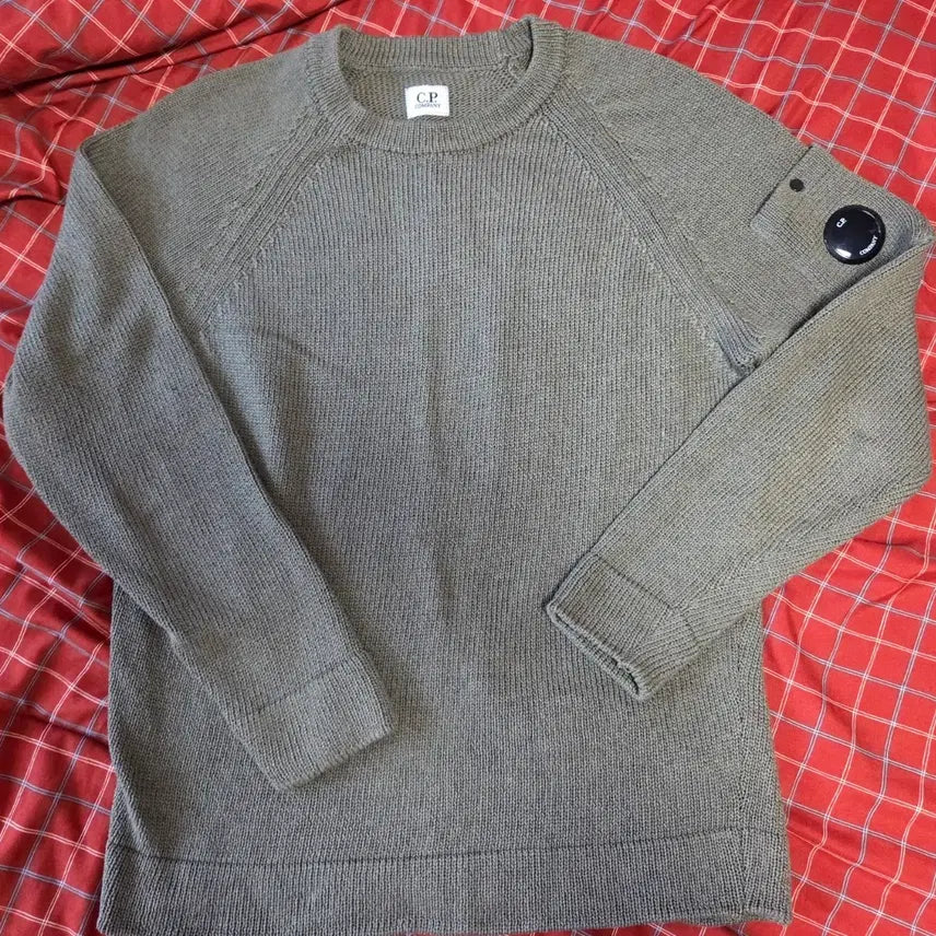 [BUNJANG] CP Company Knitwear Khaki / [정품] CP컴퍼니 니트