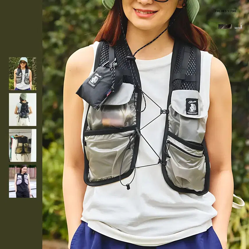 [BUNJANG] Phrix Store x Copmaster Collaboration Utility Vest with Integrated Backpack / 프릭스 스토어 콥마스터 별주 백팩 일체형 유틸리티 베스트