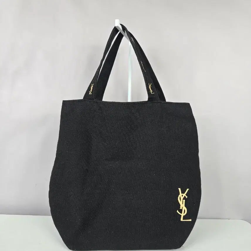 [BUNJANG] Yves Saint Laurent Perfume Eco Bag Black / 입생로랑 퍼퓸 에코백 가방 블랙