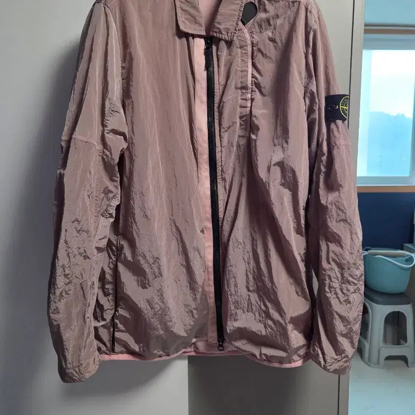 [BUNJANG] Stone Island 18FW Nylon Overshirt Rose Quartz XXL / [xxl]스톤아일랜드 18fw나일론 오버셔츠 로즈쿼츠