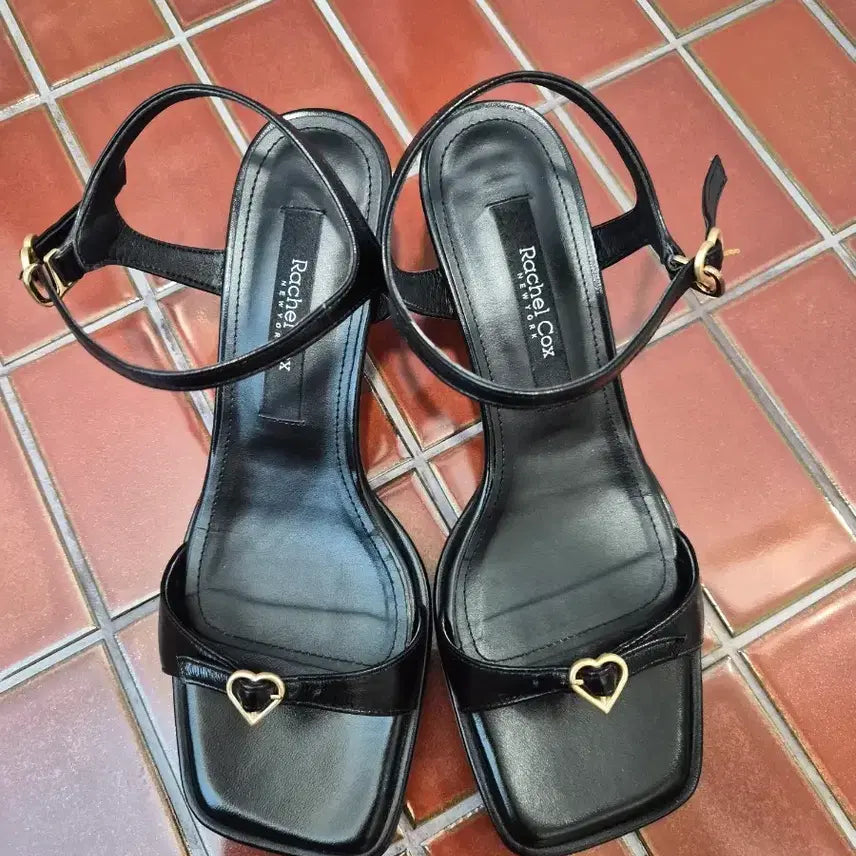 [BUNJANG] Rachel Cox Strap Sandals 7cm Heel Height, Size 240 / 레이첼콕 스트랩샌들 240_7cm