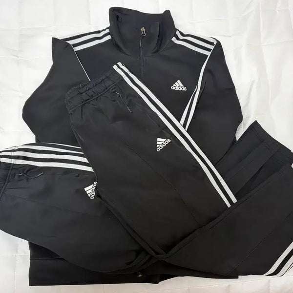 [BUNJANG] Adidas Three-Stripes Track Top & Pants Set / (정품) 아디다스 삼선 트랙탑&팬츠 세트[상의 XL / 하의 L]