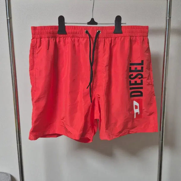 [BUNJANG] Diesel Red Swim Pants XL / Diesel 레드 스윔팬츠