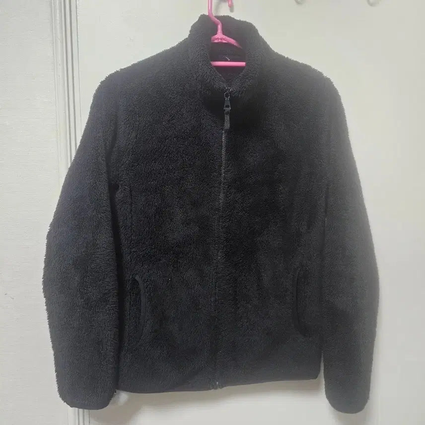 [BUNJANG] Uniqlo Black Fleece Jacket / 유니클로 검정 후리스