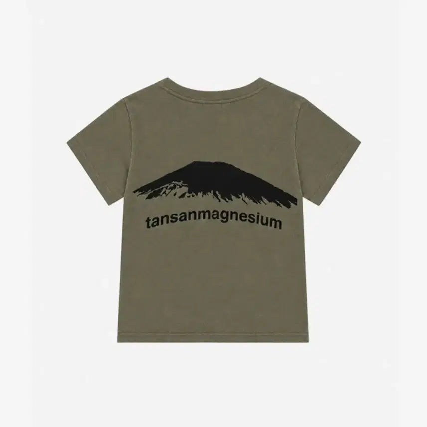 [BUNJANG] Mountain T-Shirt Khaki / 탄산마그네슘 마운틴 티셔츠 카키
