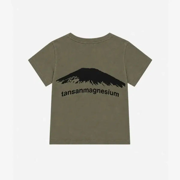 [BUNJANG] Mountain T-Shirt Khaki / 탄산마그네슘 마운틴 티셔츠 카키