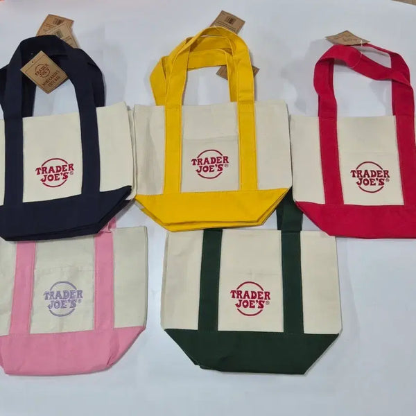 [BUNJANG] Trader Joe's Mini Canvas Tote Bag / 트레이더조 미니 캔버스 토트백