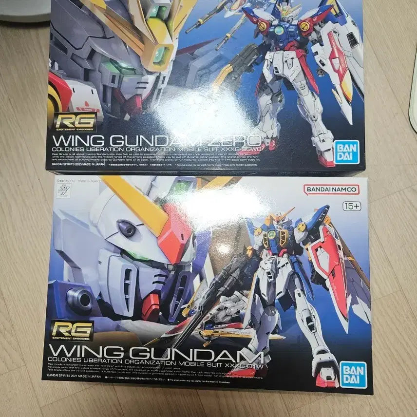 [BUNJANG] RG Wing Gundam Zero & Wing Gundam Model Kit Bundle / RG 윙 건담 제로 + 윙 건담 일괄판매 택포