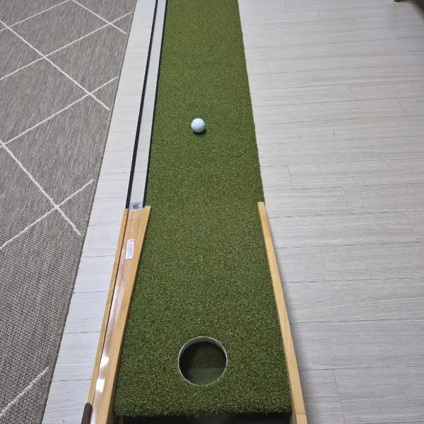[BUNJANG] Putting Practice Mat with Ball Return / 퍼팅연습기