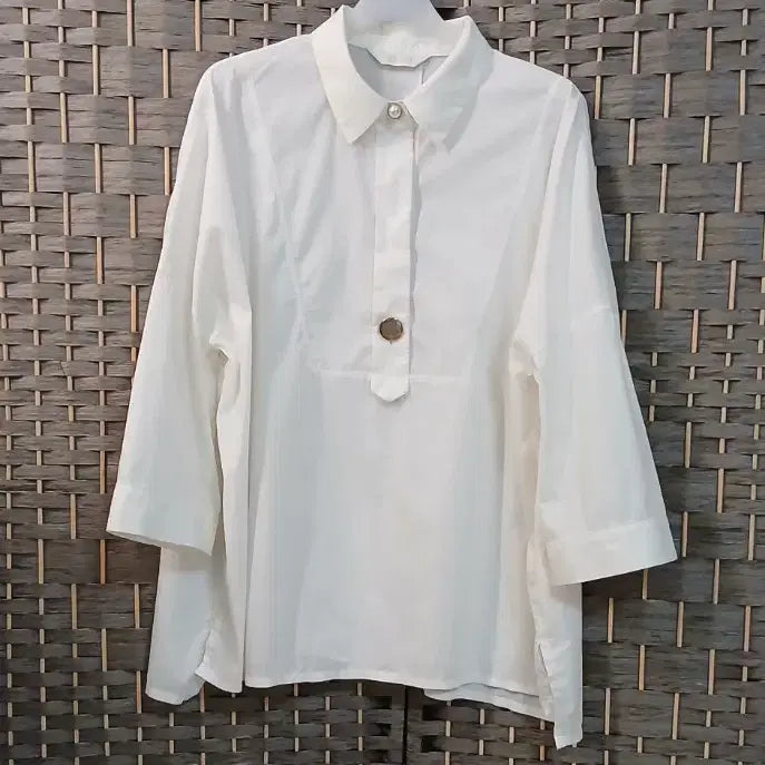 [BUNJANG] SJSJ White Shirt Jacket / 한섬 SJ SJ 화이트 셔츠 자켓