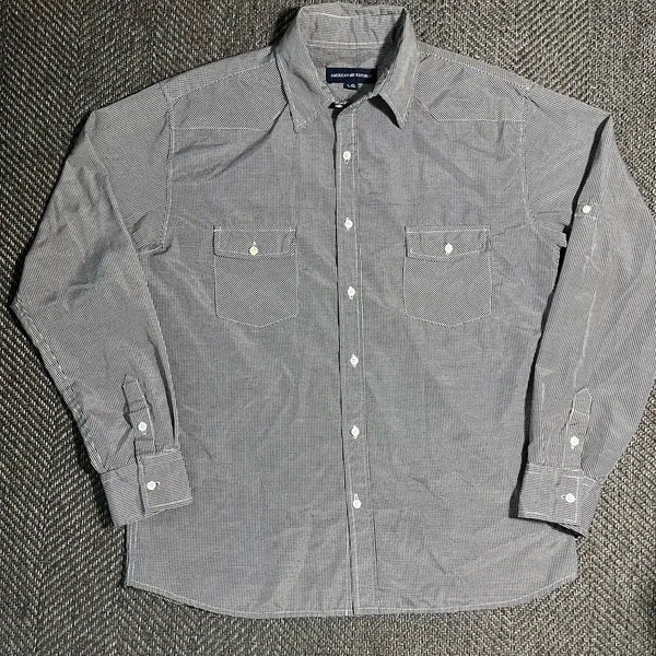 [BUNJANG] AMERICAN REPUBLIC Roll-Up Shirt / [L] AMERICAN REPUBLIC 아메리칸 리퍼블릭 롤업 셔츠