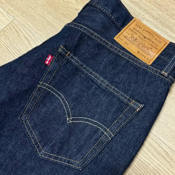 [BUNJANG] Levi's 568 Regular Fit Dark Indigo Jeans / 리바이스 568 다크인디고