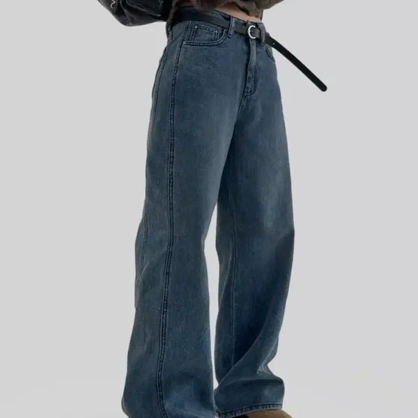 [BUNJANG] Autumn Self-Produced Brushed Denim Pants / 어텀 기모사이드데님 팬츠 청바지 기모바지