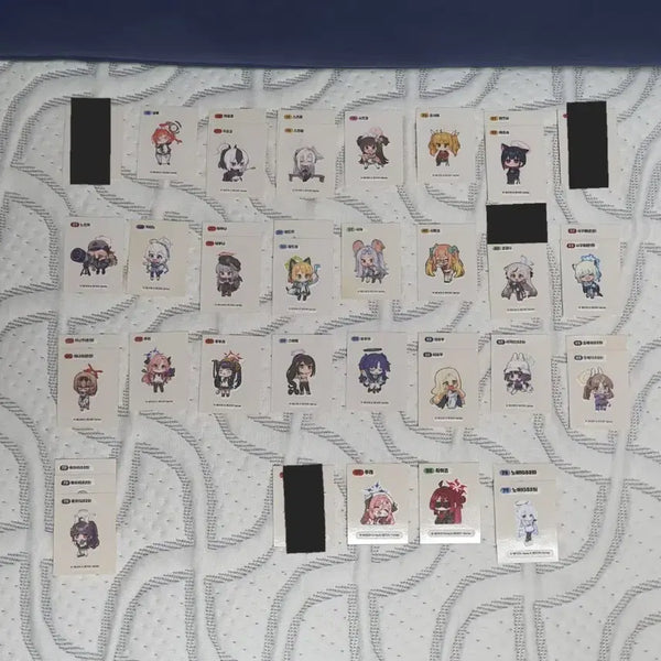 [BUNJANG] Blue Archive Tteobuseal Stickers Set (25+4 Types) / 블루아카이브 띠부실 25+4종