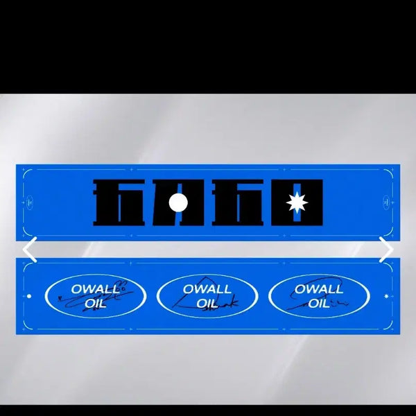 [BUNJANG] OWALLOIL Official Logo Slogan (Blue) / 오월오일 (OWALLOIL) 공식 로고 슬로건 (블루)