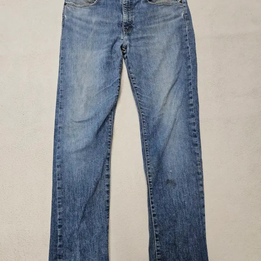 [BUNJANG] Levi's 502 Premium Leather Patch Denim Pants W34 L34 / 리바이스 502 W34L34 프리미엄 가죽패치 데님 팬츠 급처